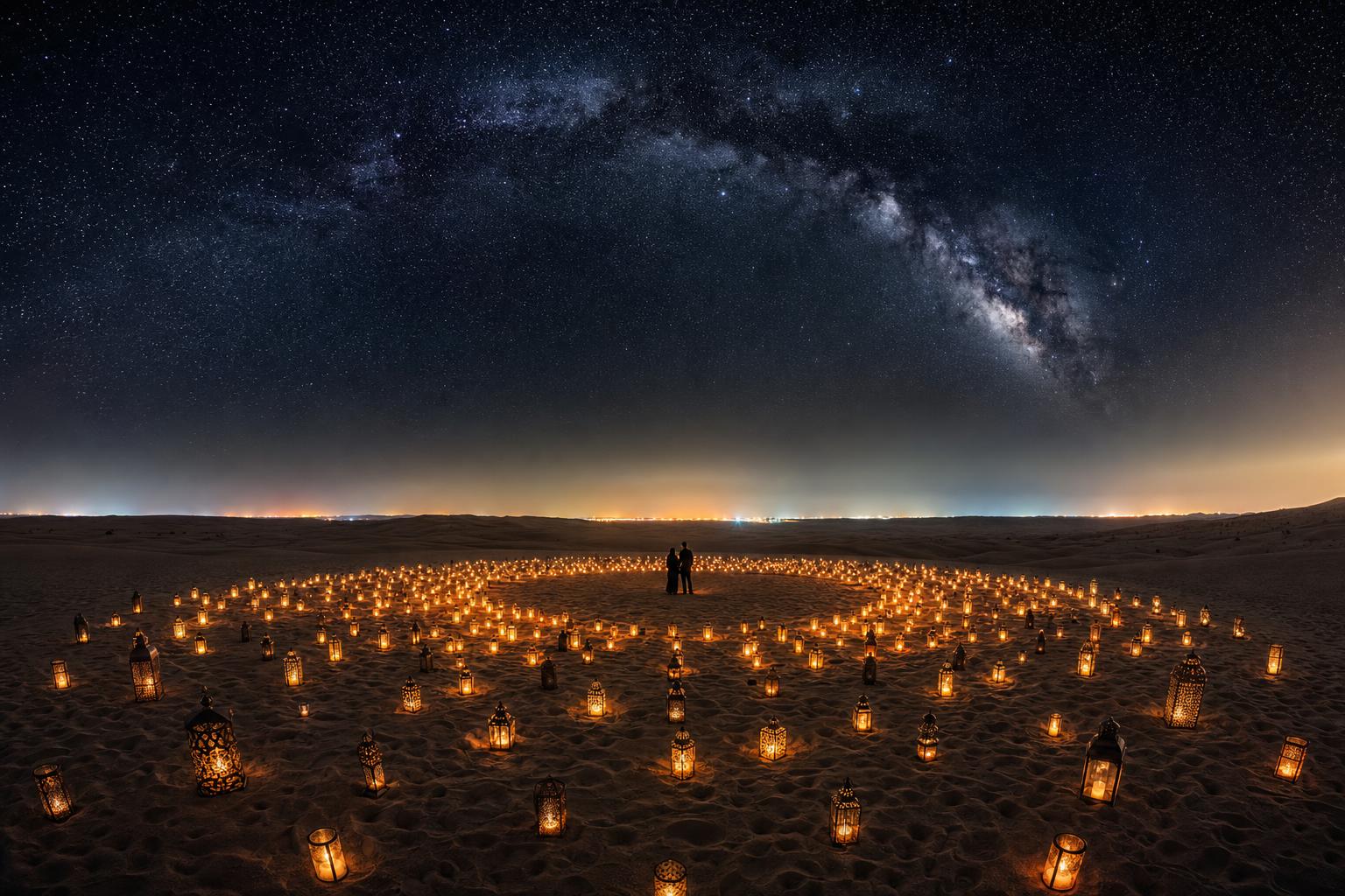 Arabian Nights proposal - marriage proposal in Dubai
