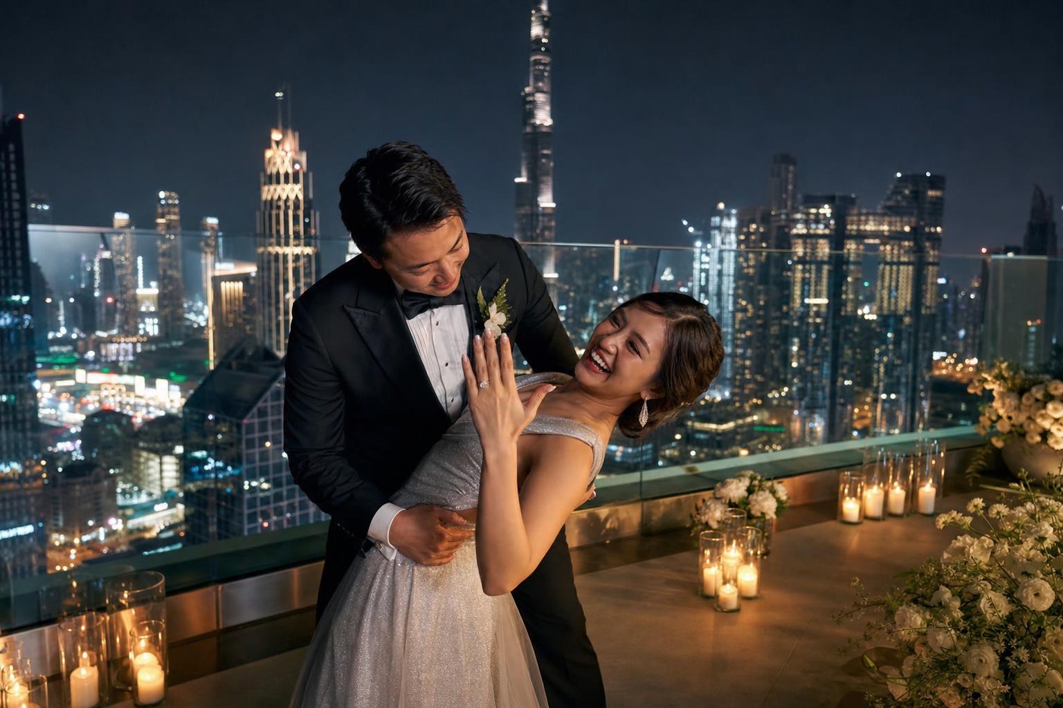 In a Dubai penthouse - marriage proposal in Dubai
