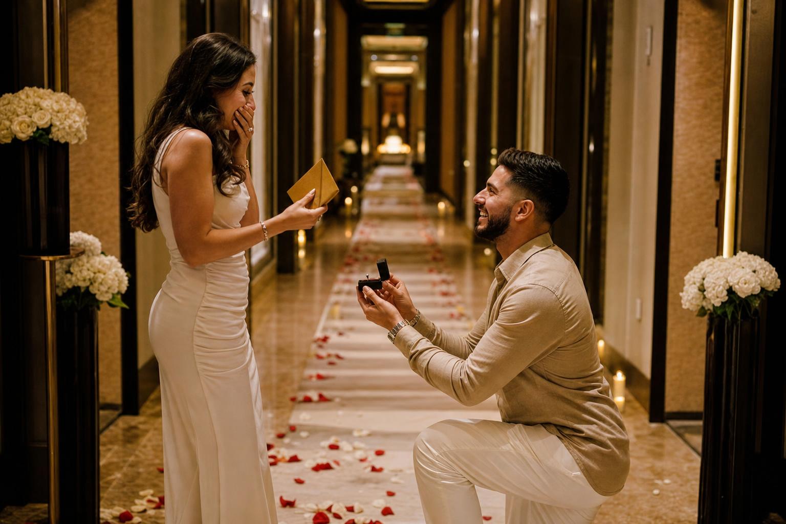 Interactive - marriage proposal in Dubai